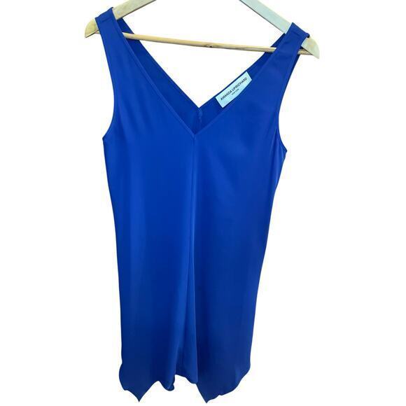 Amanda Uprichard Revolve Designer Cobalt Blue Monty Mini Slip Shift Dress Small - Picture 2 of 12